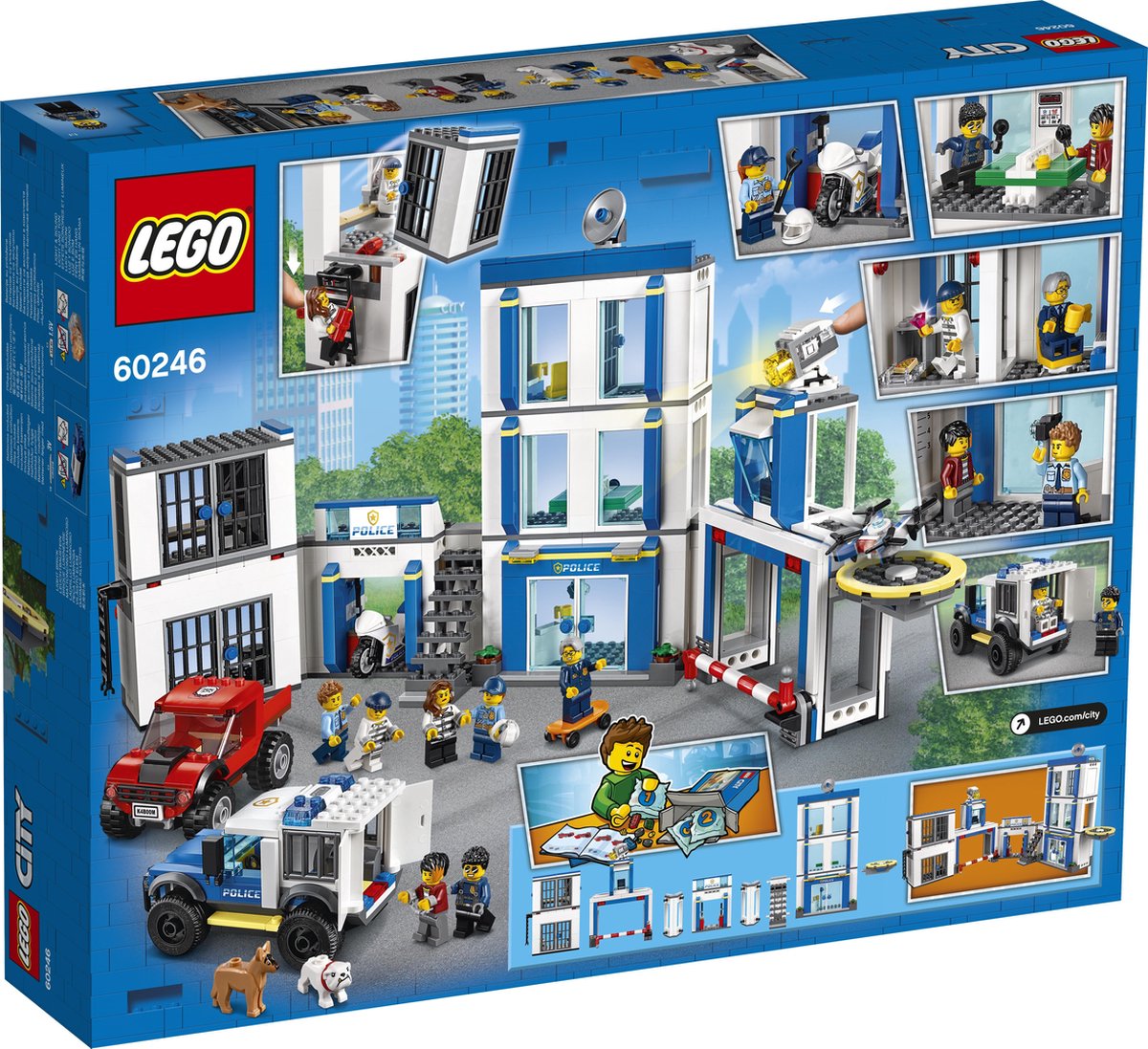 Weglaten Gelijk Skalk LEGO City Politiebureau (60246) - Blokkenhuren.nl